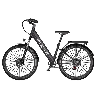 Mestno električno kolo PIXAR Cruiser, 27,5", 250 W 36 V 12,8 Ah, črno