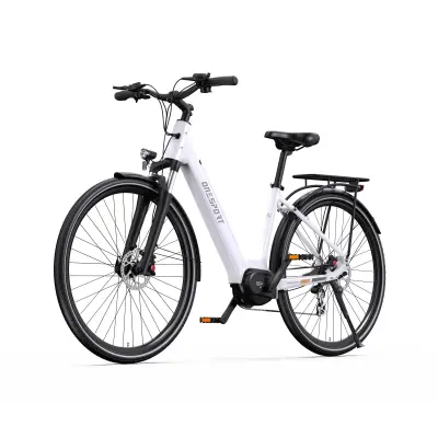 Onesport OT07 mestno električno kolo za vsakodnevno vožnjo, odstranljiva baterija, Shimano 7 prestav, udobno mestno električno kolo za vsakodnevno