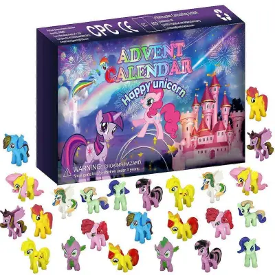 Božični koledar My Little Pony Doll Blind Box Božični 24-dnevni odštevalnik Blind Box