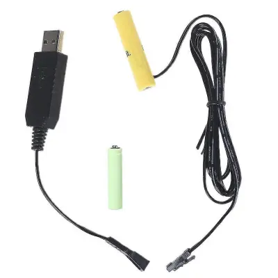 Usb v Aaa 2aaa 3aaa 4aaa kabel za odstranjevanje baterije za igrače na daljinski upravljalnik Led