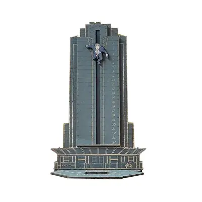 Gruber Falling Off Off Nakatomi Plaza, smešni božični koledar za noč čarovnic, leseno božično odštevanje