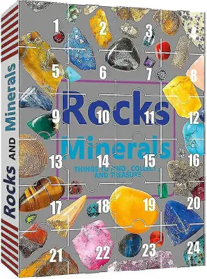 24 Days Christmas Countdown Surprise Blind Box, Ore Mineral Surprise Darilna škatla Darilo