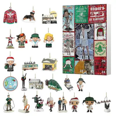 Božični adventni koledar New Blind Box Božično odštevanje 24 dni National Lampoon's Calendar Blind Box