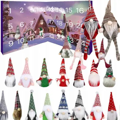 Adventni koledar Igrače Figurice Gnome 24 Gnomes