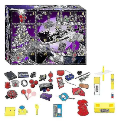 Božični adventni koledar 24-dnevni odštevalnik Magic Sensory Fidget Toys Set Darilne škatle Sobna dekoracija za otroke