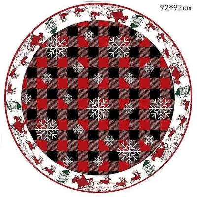 Krilo za božično drevo Digitalni tisk Okras za božično drevo Podloga za krilo za božično drevo Merry Christmas Decor za dom Srečno novo leto 20