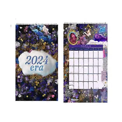 Eras Touring 2025 Stenski koledar s tiskom 12 mesečni koledar planer za dnevno sobo 2025