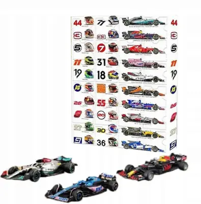 Adventni koledar 2025, 24 kosov F1 Racing, čudovito darilo