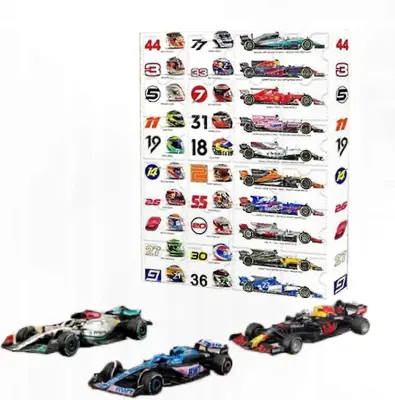 24-delni darilni set adventnega koledarja F1 Racing