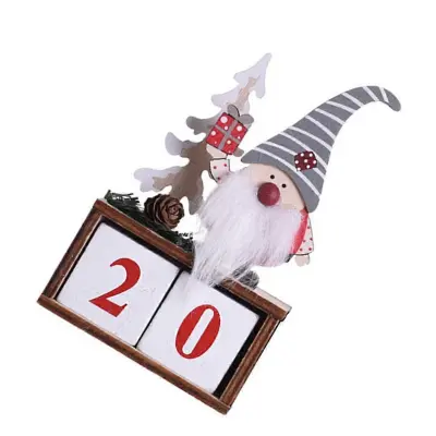 Namizni blok koledar za večkratno uporabo za božična praznovanja v pisarni 15 x 9 cm funkcionalen 1 komplet