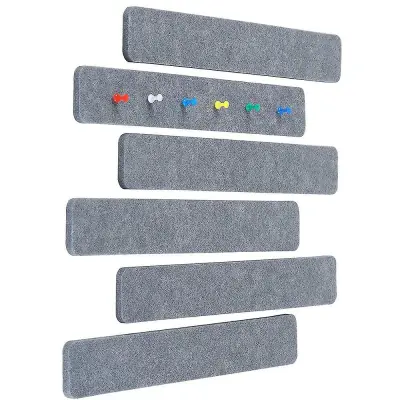 6pcs filc oglasna deska bar trak samolepilni trak filc tabla za pisarno učilnica doma steno de