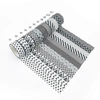 Washi trak, 11 zvitkov Washi trak, maskirni trak, lepilni trak, okrasni maskirni trakovi za beležke, diy obrti, zahvalni dan