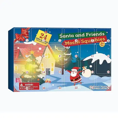 Presenečenje Blind Box Božično odštevanje 24 dni Darilo Blind Box Risanka Ustvarjalna Majhna @bugu