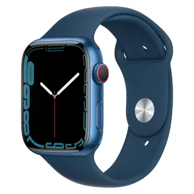 Obnovljeno - znaki rabe - Ecofone Watch Series 7 45mm 4G modra/modra 32GB