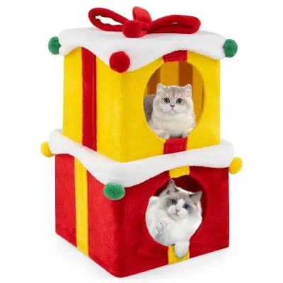 Mačja hiša Lair Cat scratching post Božična darila