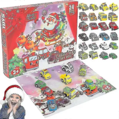 Jingdong Adventni koledar Škatla Božič 24 dni Car Set Izobraževalna igrača Otroško darilo