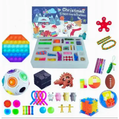 Otroški adventni koledar Igrače Mochi Squishy Squishies Božič 24