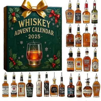 2025 Pivski adventni koledar Koledar festivala prihoda viskija - Božič