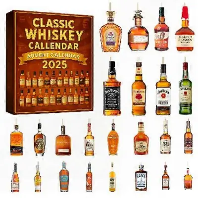 2025 Pivski adventni koledar Koledar festivala prihoda viskija - Božič