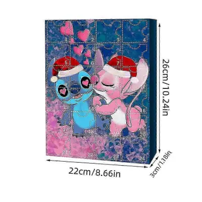 2023 Božič Lilo & Stitch Slika 24-dnevno odštevanje Adventni koledar Otroške igrače Božično presenečenje Slepa škatla Darila