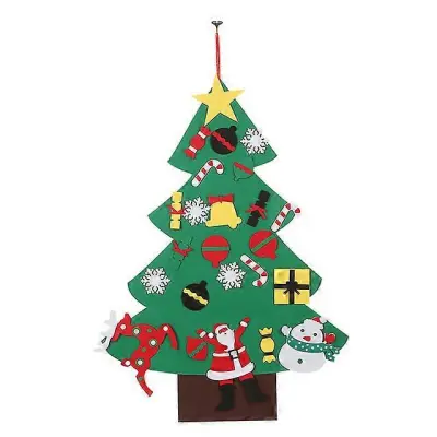Adventni koledar iz blaga, božični viseči obesek, božični okraski iz klobučevine, diy adventni koledarji, božična dekoracija, božič