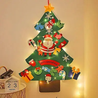 Adventni koledar iz blaga, božični viseči obesek, božični okraski iz klobučevine, diy adventni koledarji, božična dekoracija, božič
