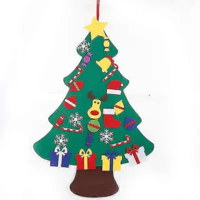 Adventni koledar iz blaga, božični viseči obesek, božični okraski iz klobučevine, diy adventni koledarji, božična dekoracija, božič