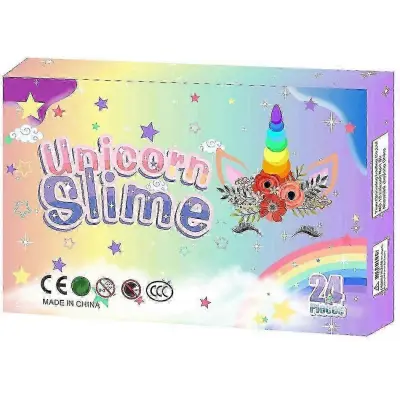 2025 Slime Adventni koledar Odštevanje do božiča 24-dnevna presenečenja za otroke od 3. leta naprej Božično darilo za zabave Otroško božično