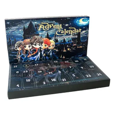 24-dnevno odštevanje do božiča Blind Box Igrača Dirkalni avto Harry Potter Pok  mon Božični adventni koledar