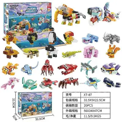 Božični adventni koledar Blind Box 24 Days Presenečenje Igrače Okraski za lajšanje stresa Darila za otroke Fantje Dekleta Odštevanje do božiča