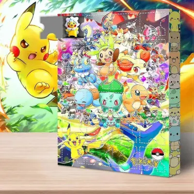 2025 Adventni koledar 2023 s 24 božičnimi igračami Figura Risanka Igra Lik Anime Figura Odštevanje do božiča Za Otroke Odrasle Oboževalce Anime