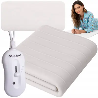 65W električna pralna grelna podloga 190x80cm bela