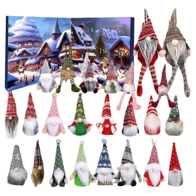 Božični adventni koledar 2024 Punčke Gnome 24-dnevni božični odštevalni koledar Božični odštevalni koledar za darilo za otroke
