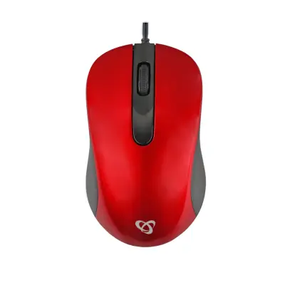 SBOX ŽIČNA MIŠKA M-901 Rdeča