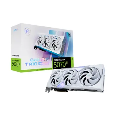 Grafična kartica nVidia RTX5070 MSI Gaming Trio OC bela - 16GB GDDR7 (V531-057R)