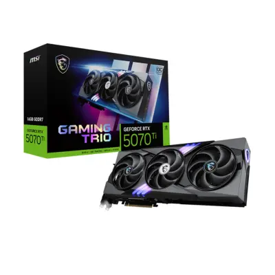 Grafična kartica nVidia RTX5070Ti MSI Gaming Trio OC - 16GB GDDR7 (V531-240R)