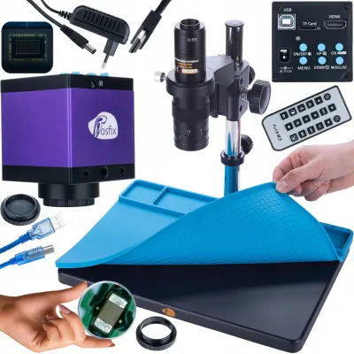 ROSFIX SET MIKROSKOP EARTH PRO MCEP-0.5X IN KAMERA TUCANA PRO KMTP-HDMI-USBI – 7–45X, HDMI/USB, 380X260 MM MATA