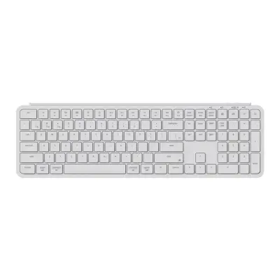 Keychron B6 Pro Ultra-Slim Brezžična tipkovnica / Tipkovnica z nizkim profilom / Slonokoščena bela / B6P-K8