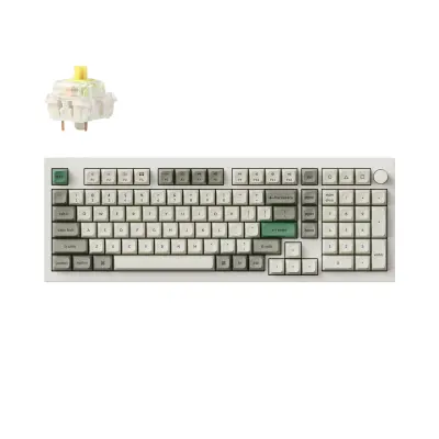 Keychron Q5 Max QMK/VIA Brezžična Mehanska Tipkovnica, Banana Tactile Switch, US Layout, Q5M-P4
