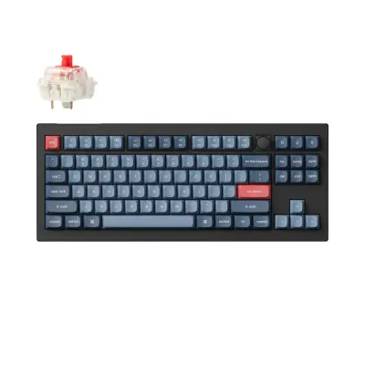 Keychron V3 Max QMK/VIA brezžična mehanska tipkovnica po meri/ Gateron Red / V3M-D1