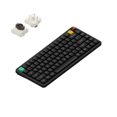 NuPhy Air75 V3 Brezžična nizkoprofilna mehanska tipkovnica / Nebula Dark / Brown nano / 2.4GHz  / BT
