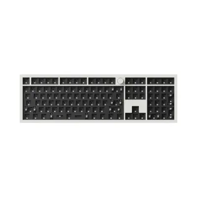 Keychron Q6 Max QMK/VIA Brezžična mehanska tipkovnica Barebone Knob / Bela školjka / Q6M-B1