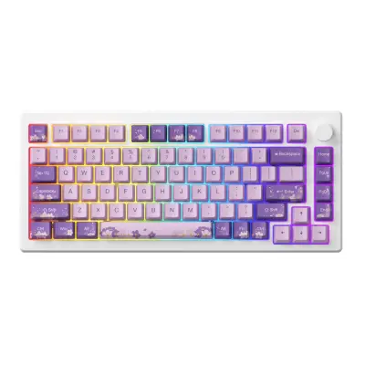 Akko MOD007-HE PC Purple Melody Magnetna Žična Tipkovnica / Akko Cream Yellow Magnetic Switch