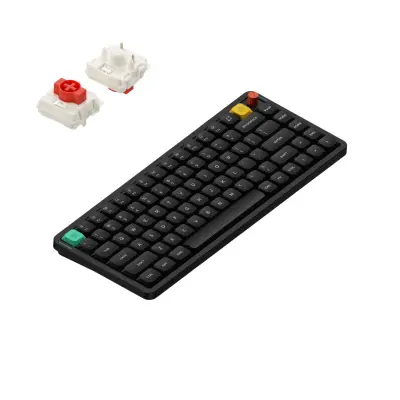 NuPhy Air75 V3 Brezžična nizkoprofilna mehanska tipkovnica / Nebula Dark / Red nano / 2.4GHz  / BT