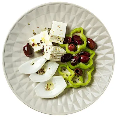 Keramični desertni krožnik, siv, SOHO, 20 cm