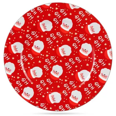 Rdeč Božičkov podstavek 33 cm