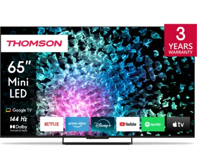 Televizor THOMSON 65MG7C15 MiniLED, 164 cm (65"), 4K UHD, Google TV, 144Hz