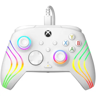 PDP XBOX žični kontroler AFTERGLOW WAVE WHITE