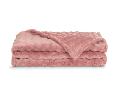 Mehka odeja DORMEO Cozy 140X160 Adobe Rose