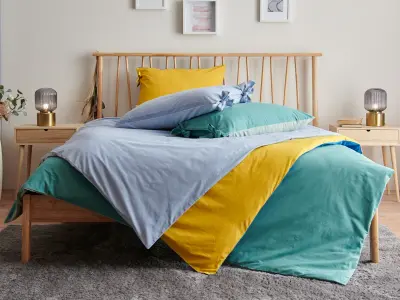 Posteljnina DORMEO Essentials 140x200 cm modra